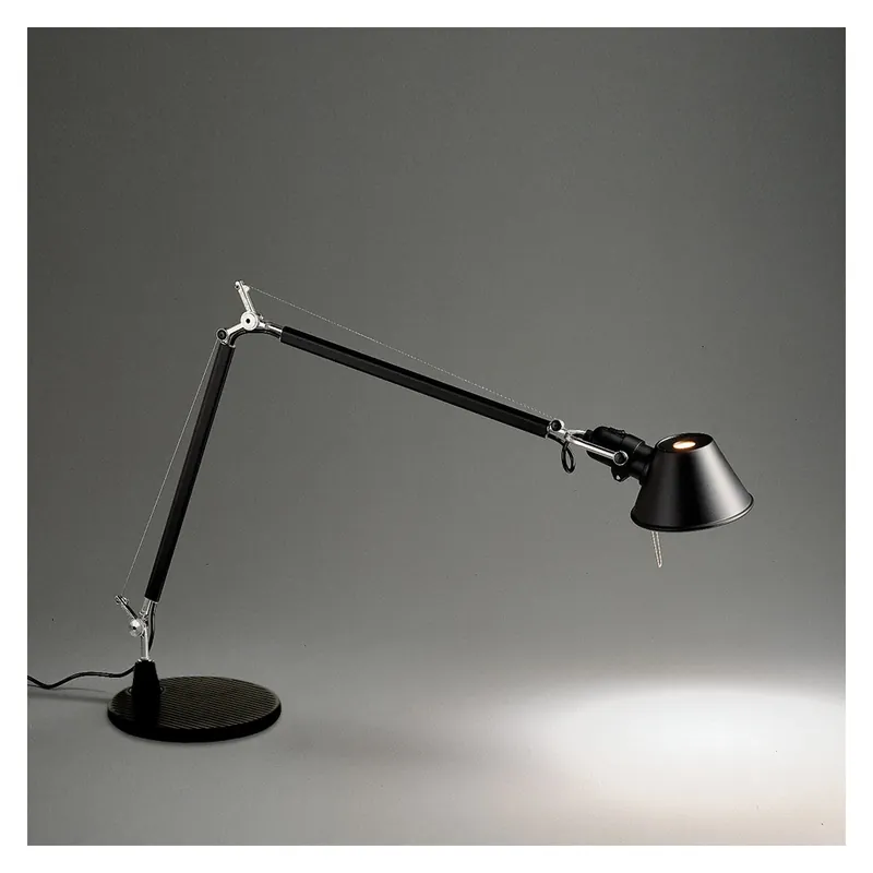 Kup Teď Artemide Tolomeo Tavolo, černá stolní lampa s vypínačem, 1x10W LED E27, 78+64cm