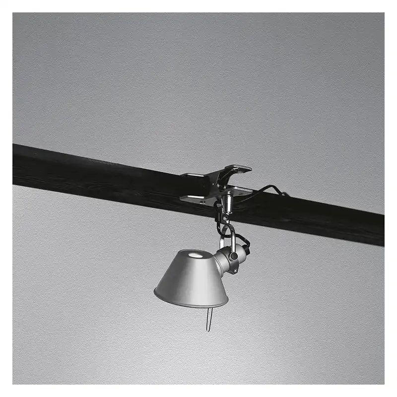 Přímo Od Výrobce Artemide Tolomeo Micro pinza, hliníková lampa s klipem, 9W LED 2700K, hliník, 20cm