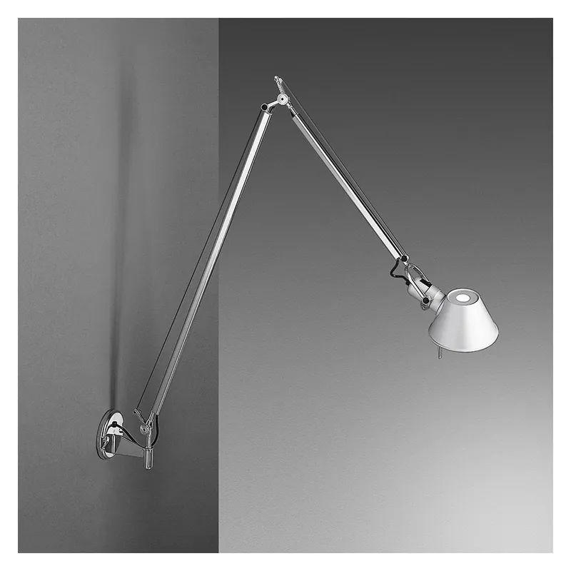 Odeslání Ihned Artemide Tolomeo Braccio LED, designové nástěnné svítidlo se stmívačem, 10W LED 3000K, hliník, max. 167cm