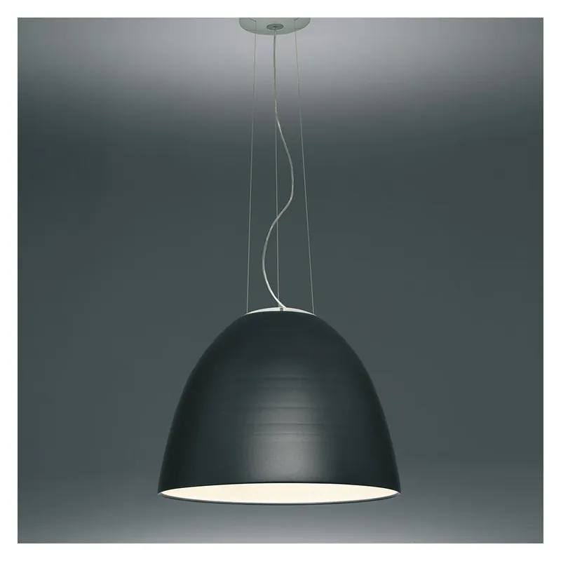 Artemide Nur Halo Anthracite grey, závěsné svítidlo s nepřímým osvětlením, 1x23W LED E27, antracit, prům. 55cm Akční Cena