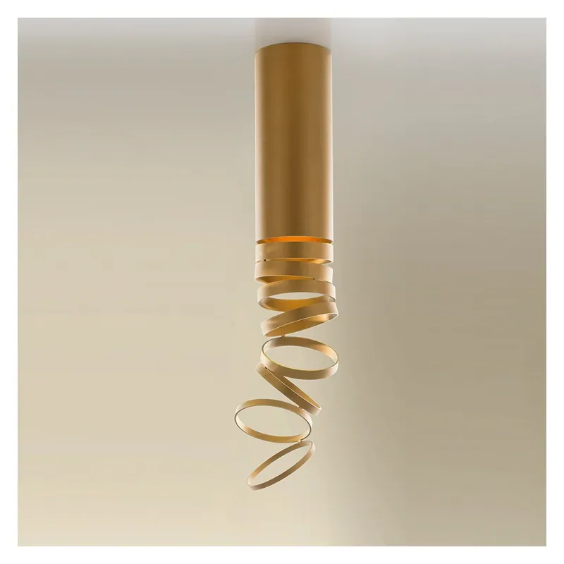 Výhodná Nabídka Artemide Decomposé Light, zlaté stropní svítidlo, 1x8W E27, výška 60cm