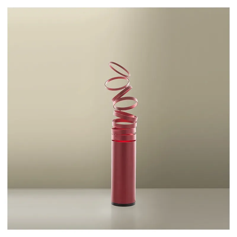 Oblíbený Artemide Decomposé Light, červená stolní lampička s vypínačem, 1x8W E27, výška 61cm