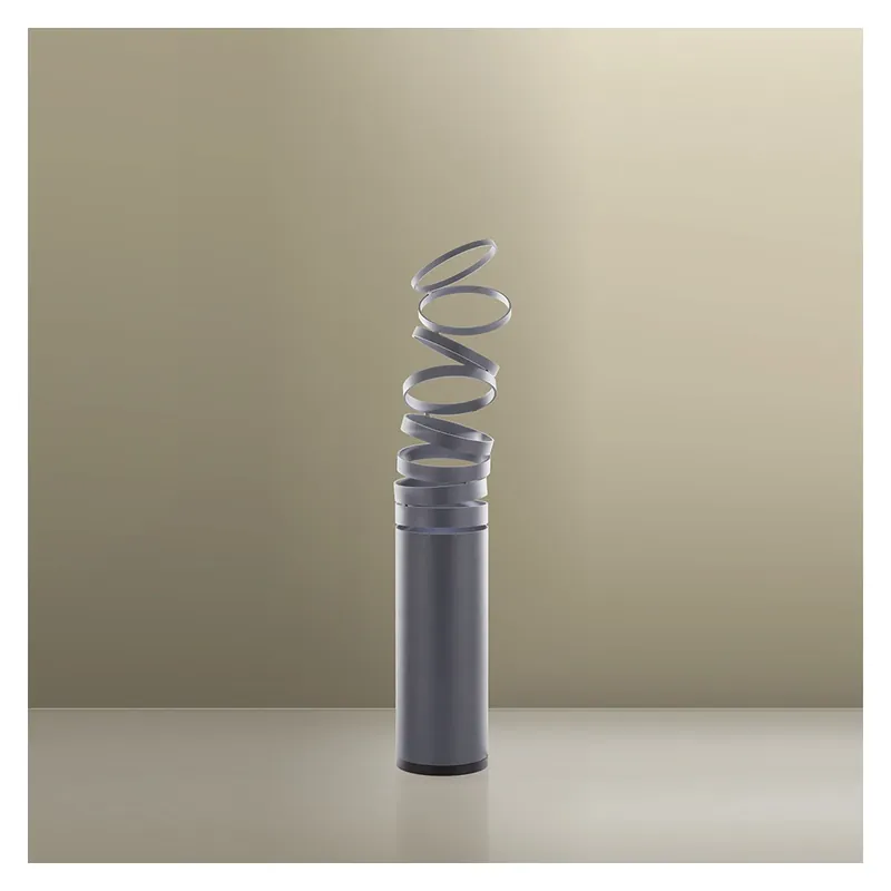 Aktuální Artemide Decomposé Light, šedá stolní lampička s vypínačem, 1x8W E27, výška 61cm