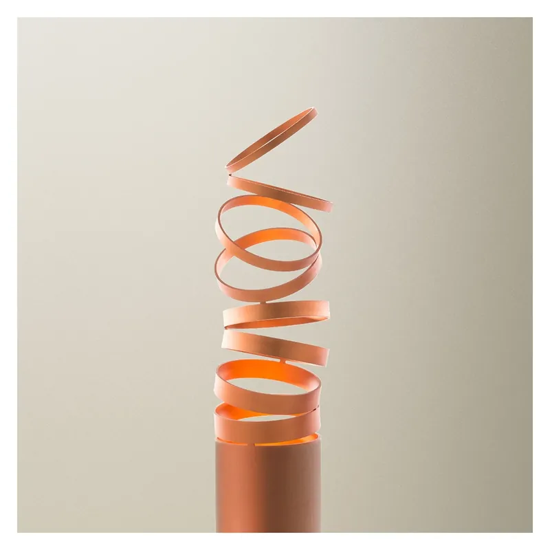 Odeslání Ihned Artemide Decomposé Light, oranžová stojací lampa se stmívačem, 45W LED 3000K, výška 180cm