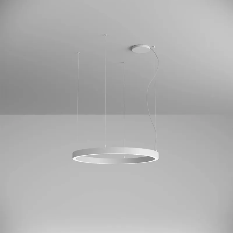 Arelux Xambit, bílé závěsné kruhové svítidlo, 57W LED 4000K, prům. 90cm Nejlepší Cena