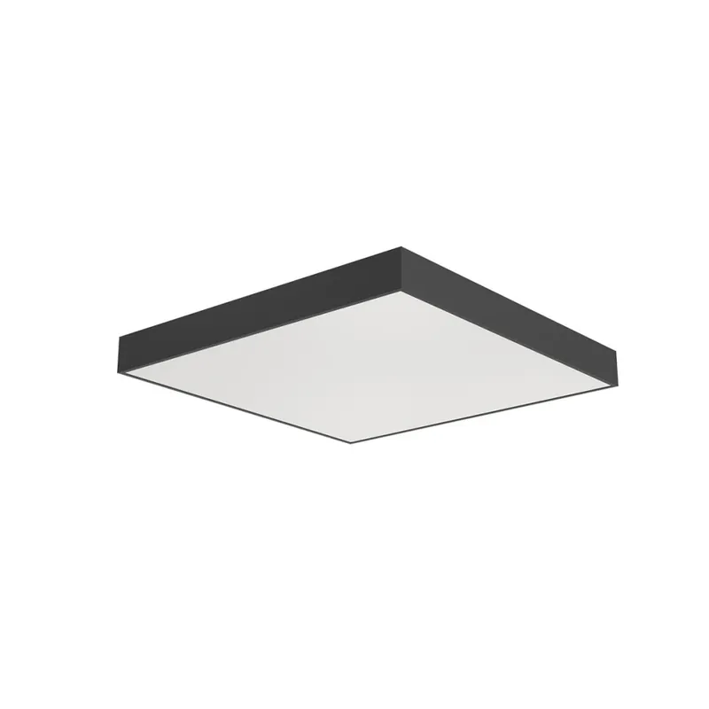 Originální Arelux Xpill Square, černé stropní svítidlo, 60W LED 3000/4000/6000K, 60x60cm