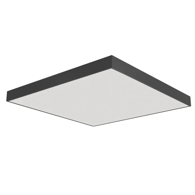 Ověřený Arelux Xpill Square, černé stropní svítidlo, 80W LED 3000K, 80x80cm
