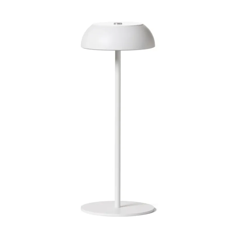 Ověřený Axolight Float, bílá přenosná lampička na baterii, 3,5W LED 2700K stmívatelná, výška 34,7cm, IP55