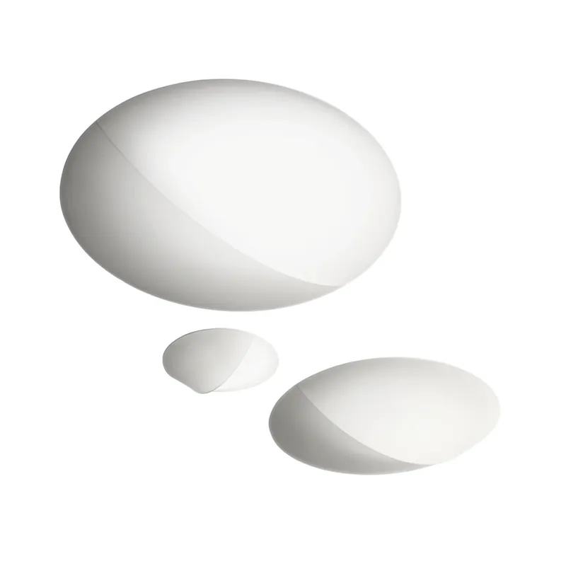 Cenově Výhodný Axolight Nelly, designové svítidlo z bílého textilu, 3x70W, průměr 100cm