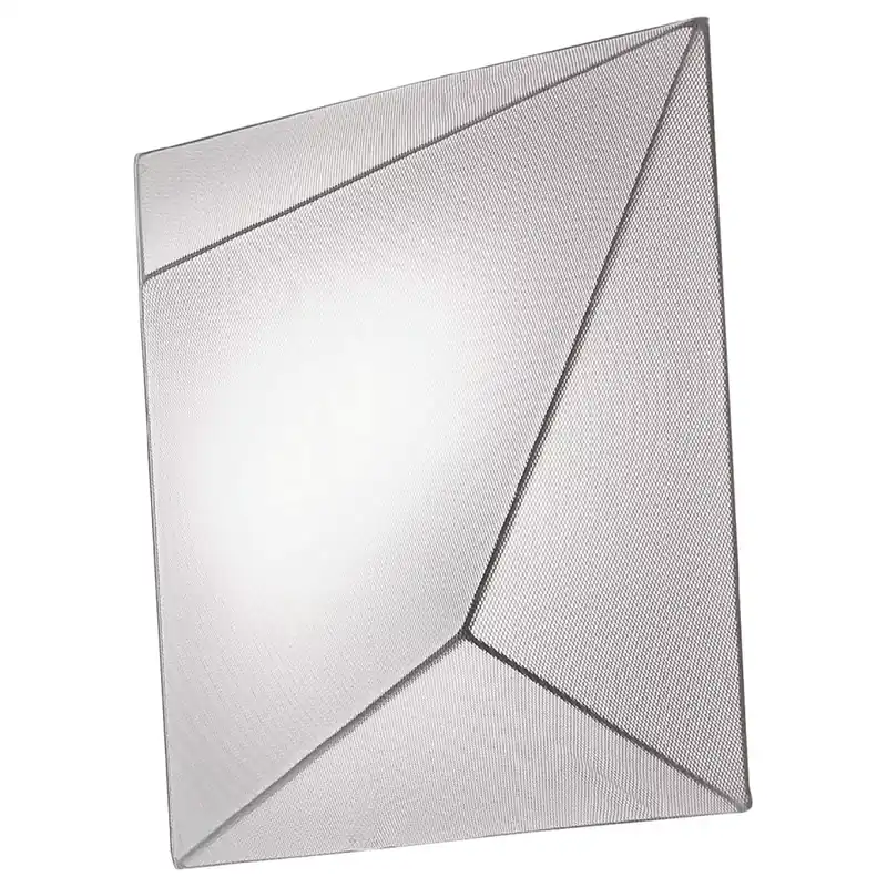 Super Cena Axolight Ukiyo, stropní/nástěnné svítidlo s bílý textilním povlakem, 3xE27 max. 16W, 110x110cm