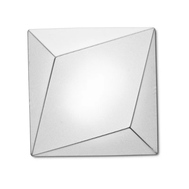 Cenový Hit Axolight Ukiyo, stropní/nástěnné svítidlo s bílým textilním povlakem, 3xE27 max.10W, 55x55cm
