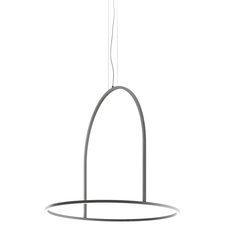 Kup Teď Axolight U-Light, závěsné svítidlo, 63W LED, 3000K, černá, prům. 90cm