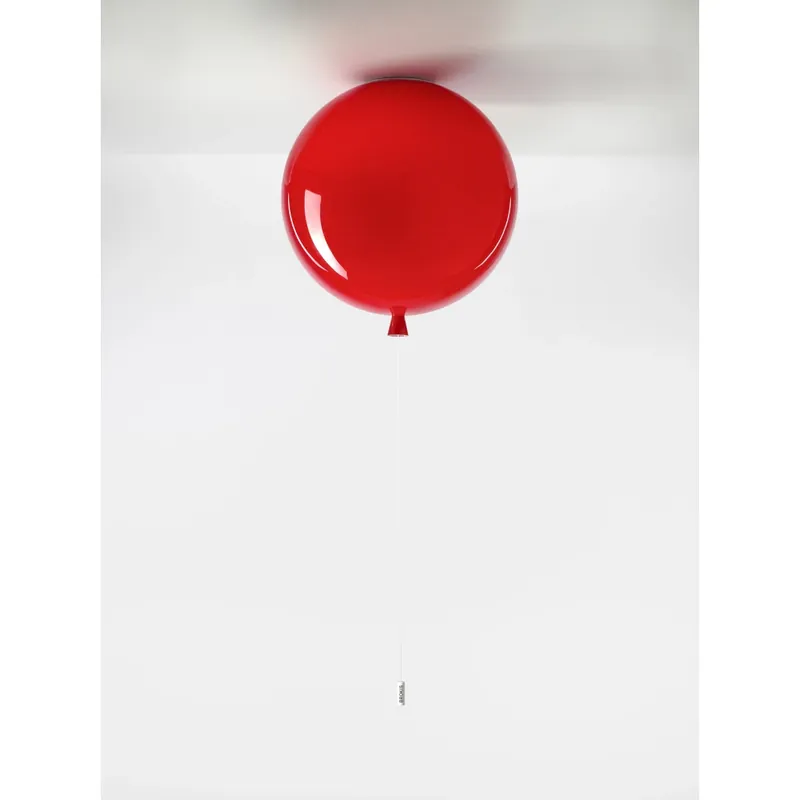 Objednat Nyní Brokis Memory, stropní svítící balonek z červeného skla, 1x15W E27, prům. 40cm