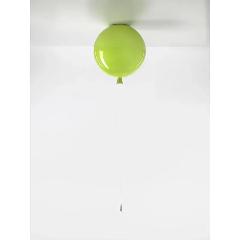 Nízká Cena Brokis Memory, stropní svítící balonek ze zeleného skla, 1x15W E27, prům. 30cm