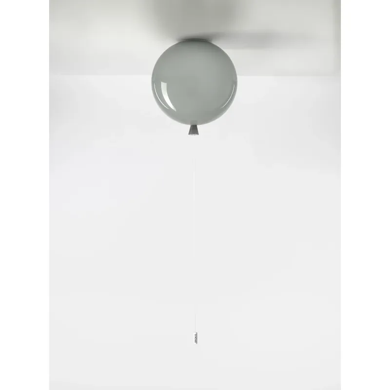 Akční Cena Brokis Memory, stropní svítící balonek ze šedého skla, 1x15W E27, prům. 30cm