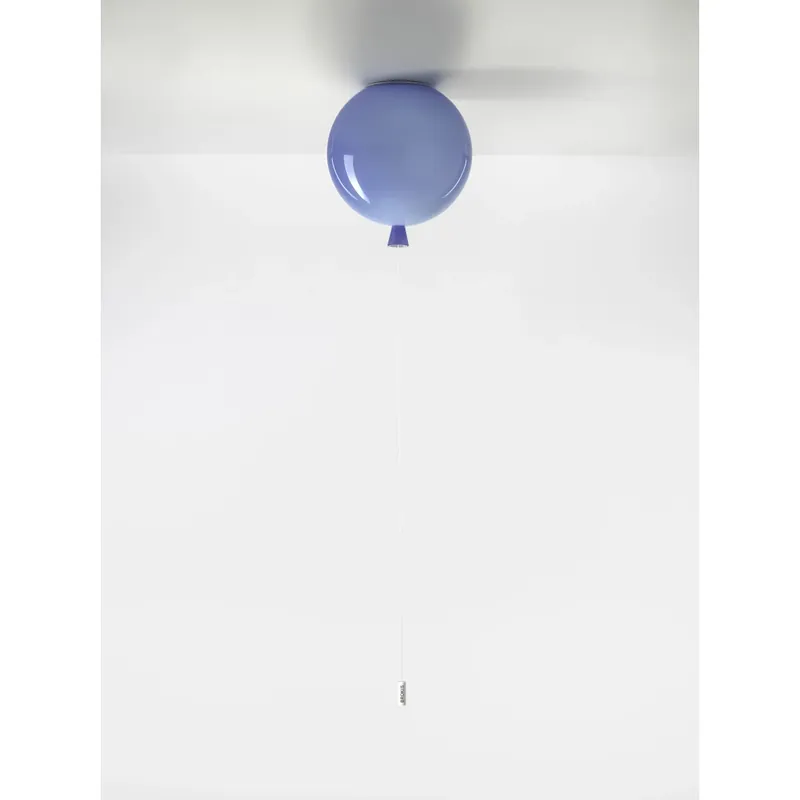 Brokis Memory, stropní svítící balonek z modrého skla, 1x15W E27, prům. 25cm Vrácení Zdarma