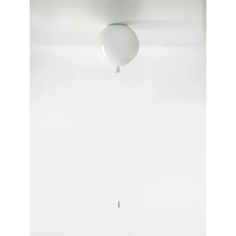 Zlevněný Brokis Memory, stropní svítící balonek ze bílého skla, 1x15W E27, prům. 25cm