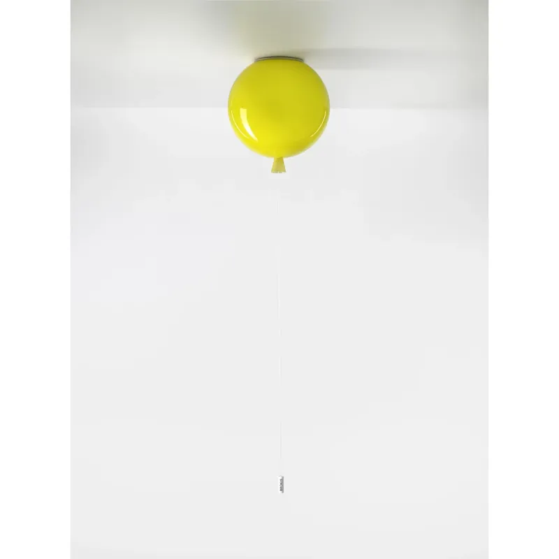 Jen Po Omezenou Doba Brokis Memory, stropní svítící balonek ze žlutého skla, 1x15W E27, prům. 25cm