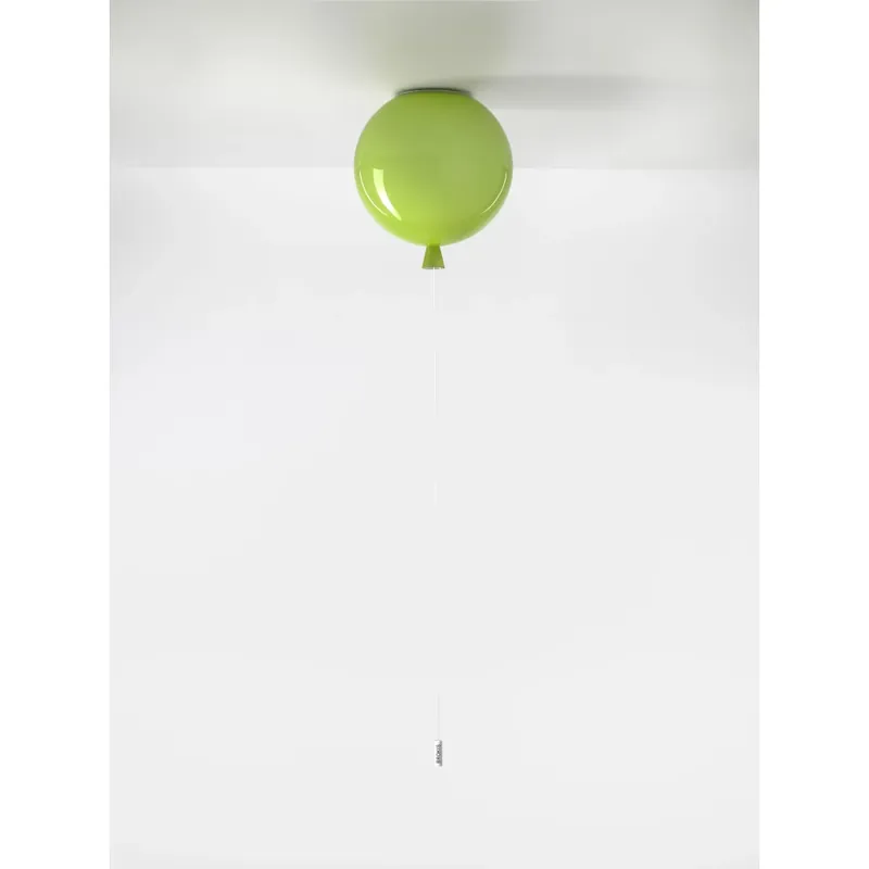 Brokis Memory, stropní svítící balonek ze zeleného skla, 1x15W E27, prům. 25cm Víkendová Akce