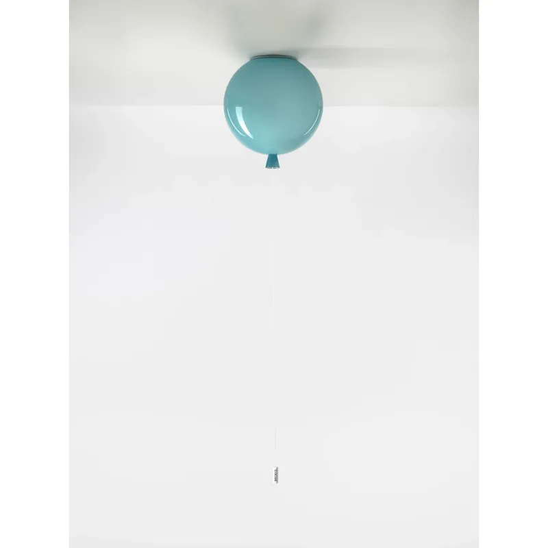 Ihned K Objednání Brokis Memory, stropní svítící balonek ze tyrkysového skla, 1x15W E27, prům. 25cm