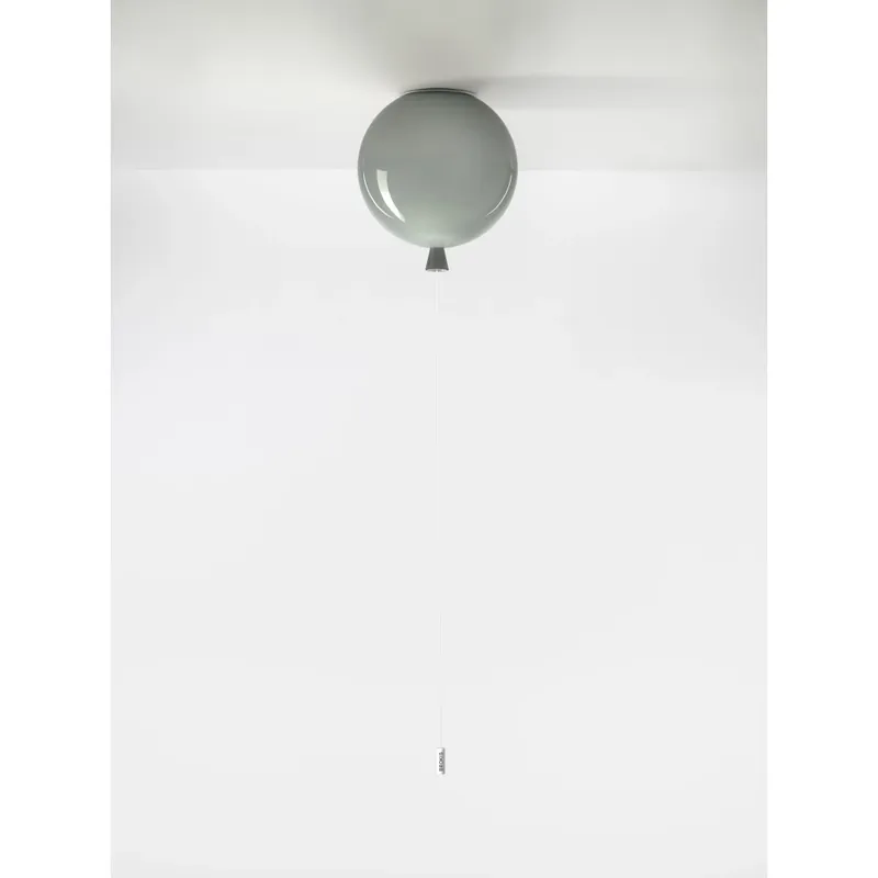 Koupit Online Brokis Memory, stropní svítící balonek ze šedého skla, 1x15W E27, prům. 25cm