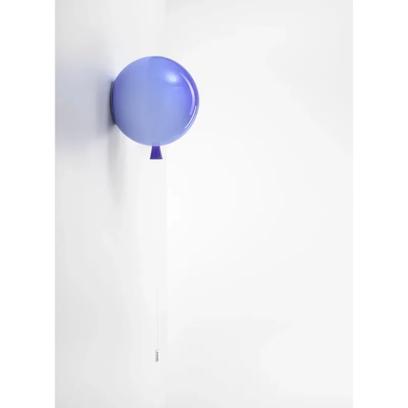 Jen Po Omezenou Doba Brokis Memory, nástěnný svítící balonek z modrého skla, 1x15W E27, prům. 25cm