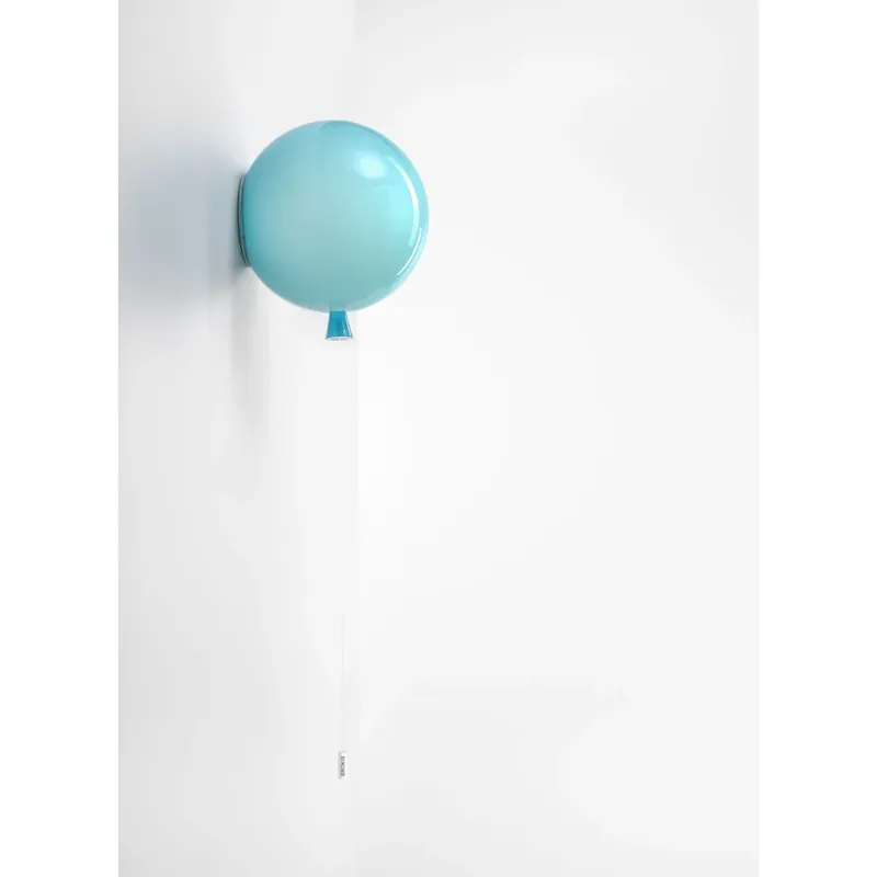 Výhodná Nabídka Brokis Memory, nástěnný svítící balonek ze tyrkysového skla, 1x15W E27, prům. 25cm
