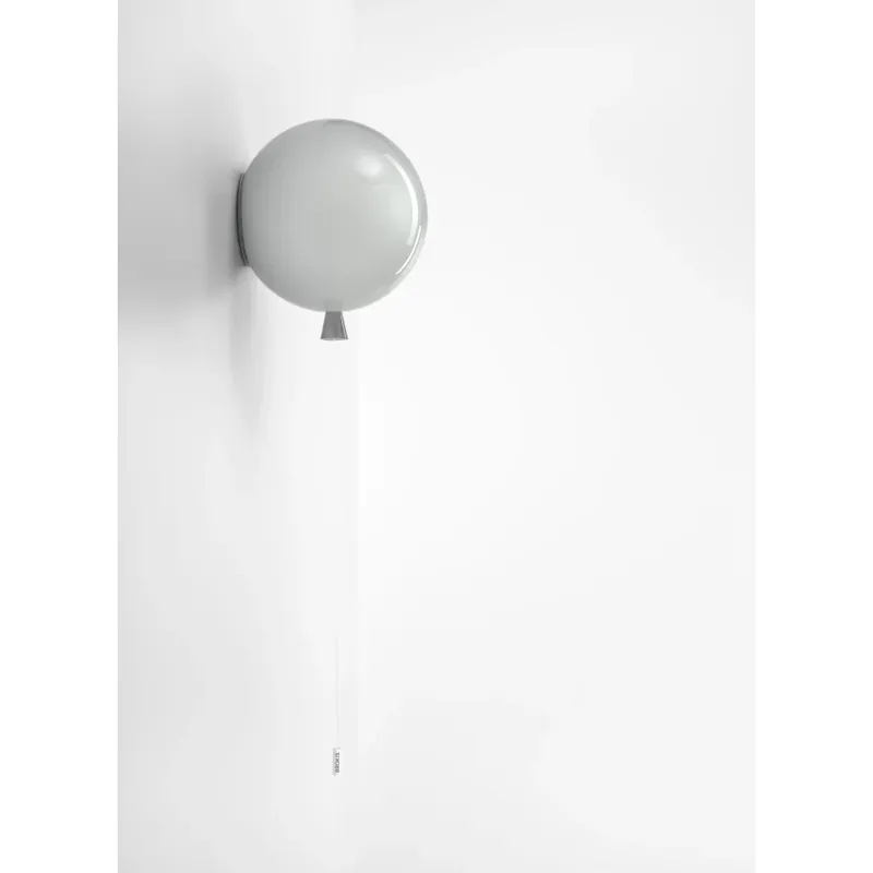 Brokis Memory, nástěnný svítící balonek ze šedého skla, 1x15W E27, prům. 25cm Objednat Nyní