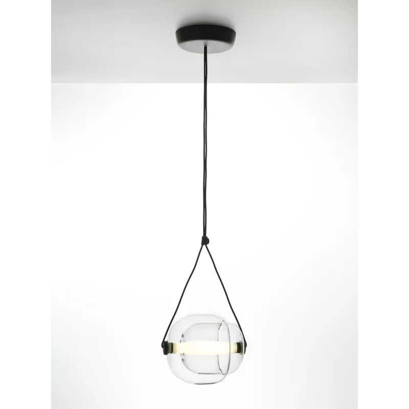 Brokis Capsula, závěsné svítidlo s čirým vnějším a čirým sklem uvnitř, 15W LED 2700K, šířka 29,5cm Kup Teď