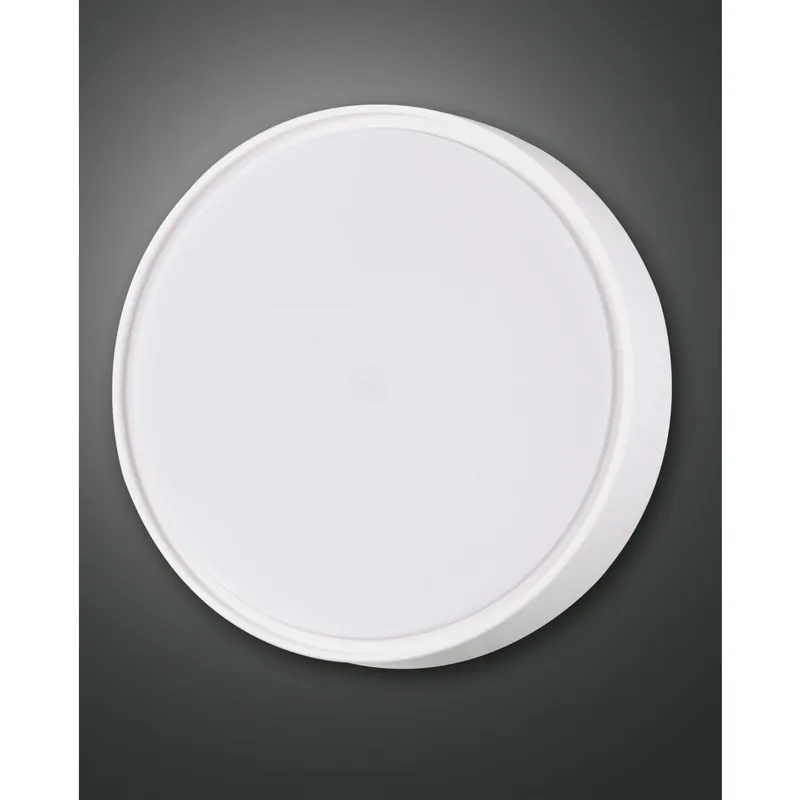 Ověřený Fabas Hatton, stropní LED svítidlo s vysokou ochranou proti vniknutí vody, 27W LED s teple bílou barvou světla, prům. 30cm, IP65