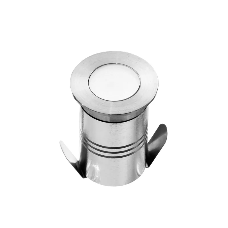 Pouze Dnes Fabas Tulip, kulaté pojezdové svítidlo z nerezu, 1W LED, 3100K, prům.6,3cm, IP67
