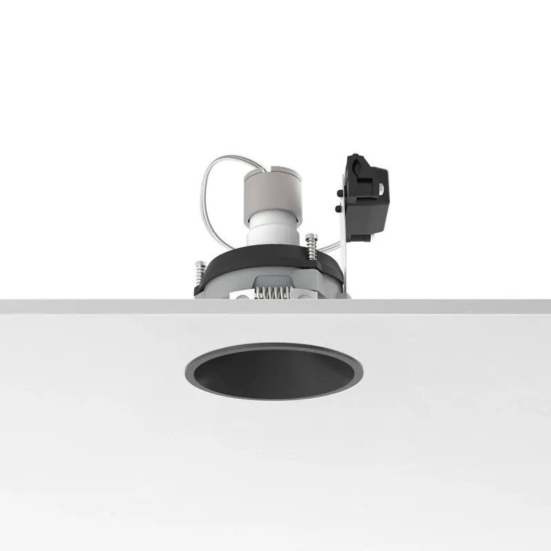 Časově Omezené Flos Easy Kap 80 Round Adjustable, černá bodovka, 1x max50W PAR16, prům. 8cm