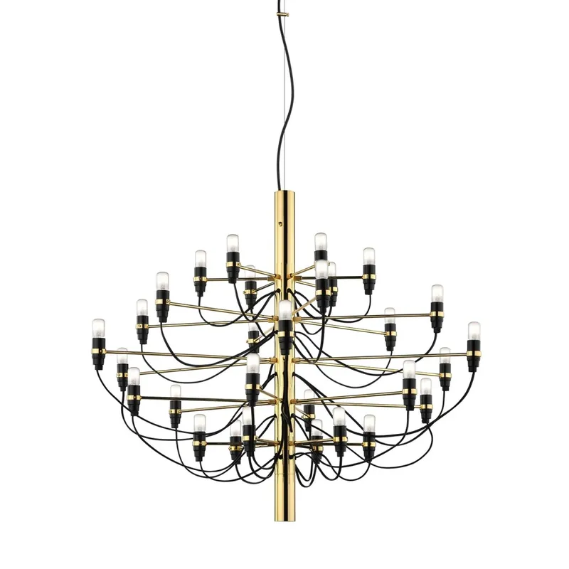 Dokud Zásoby Vydrží Flos 2097-30, luxusní mosazný lustr, 30x15W E14 čirá, prům. 88cm, výška 72cm