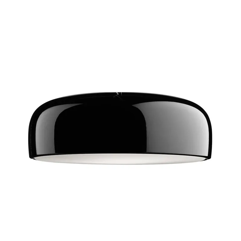 Zlevněný Flos Smithfield C Pro, leskle černé stropní svítidlo, 45W LED 2700K stmívatelné, prům. 60cm