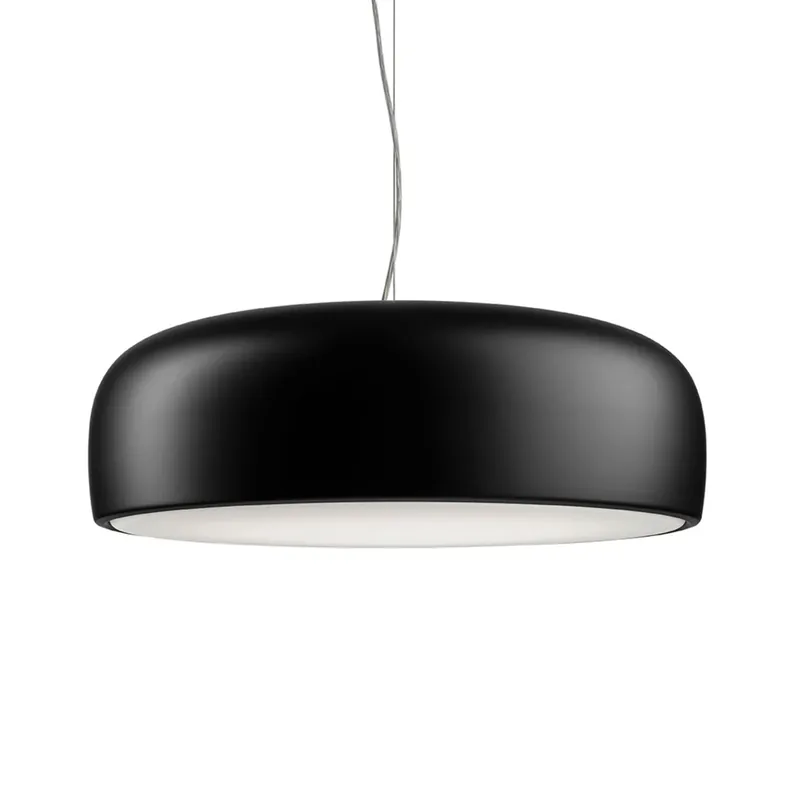 Flos Smithfield S Pro, matně černé závěsné svítidlo, 45W LED 2700K stmívatelné, prům. 60cm Časově Omezené