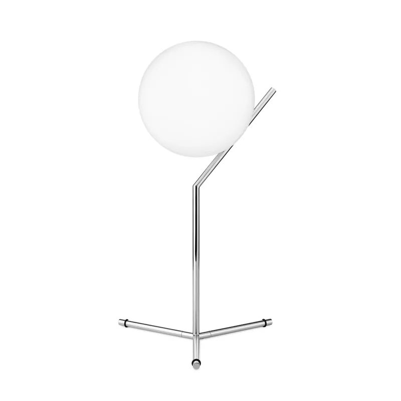 Flos IC Lights T1 High, designová lampa se stmívačem, 1x60W E14, chrom, Ø 20cm, výška 53cm Expresní Doručení