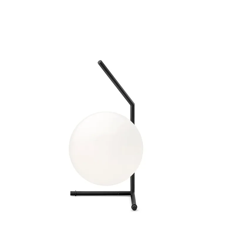 Flos IC Lights T1 Low, designová lampa se stmívačem, 1x60W E14, černá, Ø 20cm, výška 38cm Výhodná Nabídka