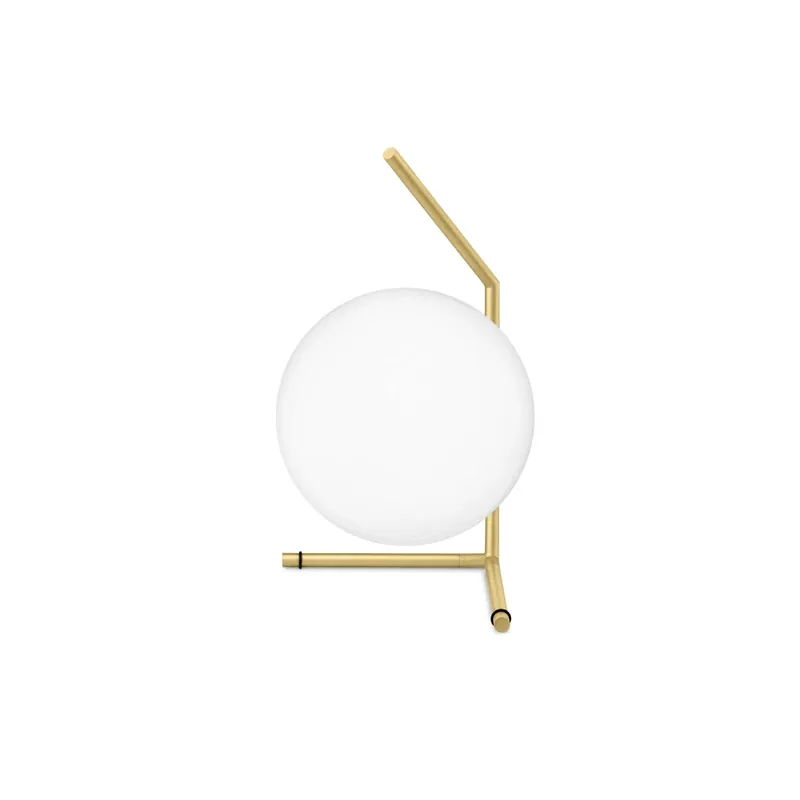 Cenová Bomba Flos IC Lights T1 Low, designová lampa se stmívačem, 1x60W E14, mosaz, Ø 20cm, výška 38cm