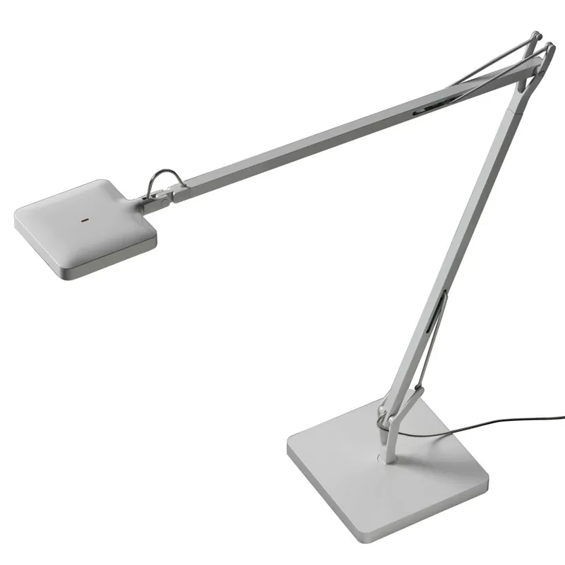 Dokud Zásoby Vydrží Flos Kelvin LED, bílá stolní lampa na pracovní stůl, 8W LED 3000K, 48+58cm
