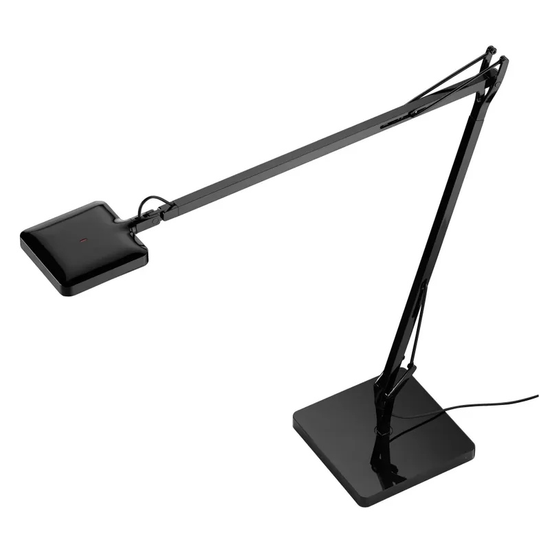 Objednat Nyní Flos Kelvin LED, černá stolní lampa na pracovní stůl, 8W LED 3000K, 48+58cm