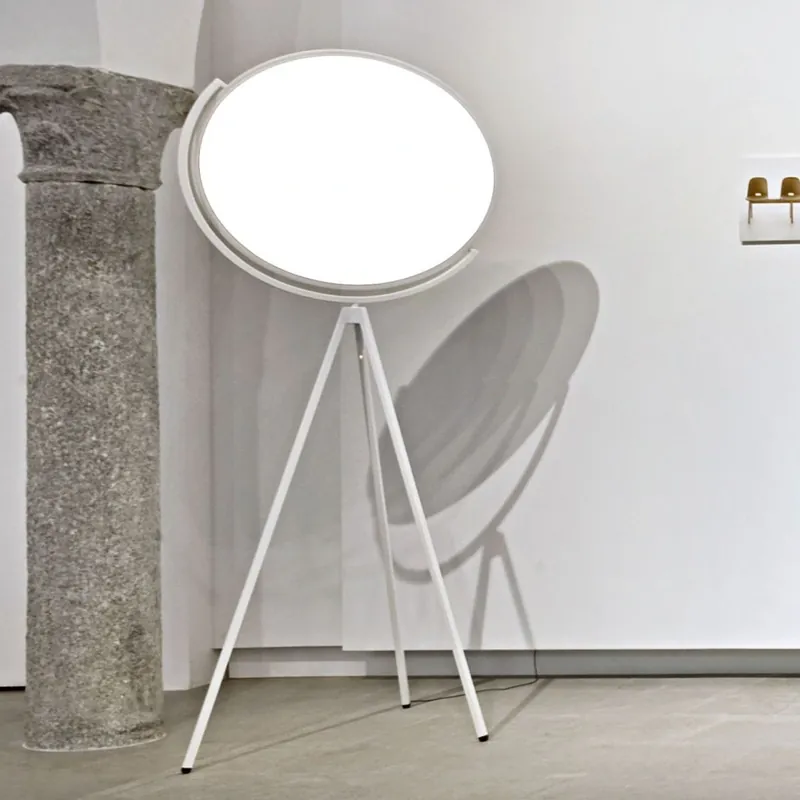 Flos Superloon, bílá stojací designová lampa se stmívačem, 40W LED, 197cm Top Prodej
