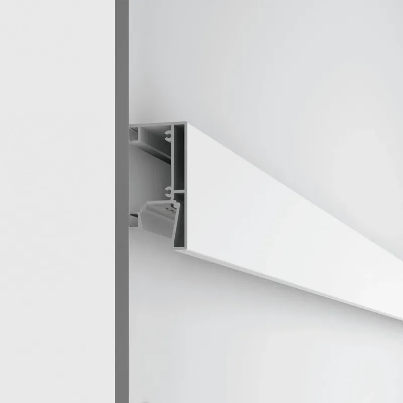 Víkendová Akce Linea Light Fylo+ Surface_1, profil pro LED pás na stěnu se svícením nahoru nebo dolu, hliník, délka 200cm