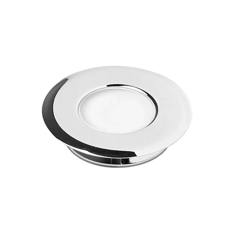 Linealight Vissa_R, zápustné svítidlo do podlahy, 0,7W LED 3000K, chrom, prům.3,5cm Nakupujte Hned
