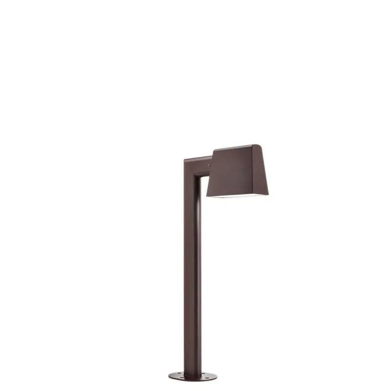 Cenově Výhodný Il Fanale Saint Tropez, industriální sloupkové svítidlo do exteriéru, 1x15W E27, hnědá, výška 87cm, IP65