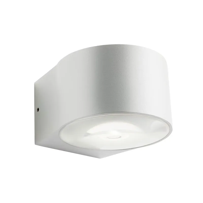 Nejprodávanější Redo Log, bílé venkovní nástěnné svítidlo COB LED 2x6W 3000K, se svícením nahoru/dolů, IP65