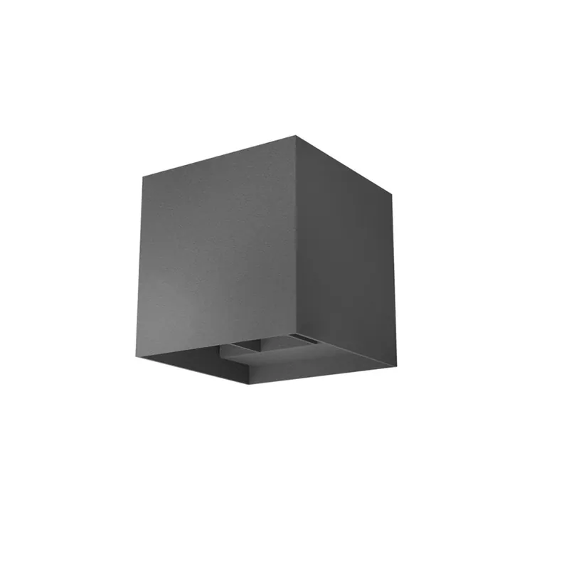 Redo Vary, antracitové venkovní svítidlo s nastavitelným úhlem svícení LED 2x10W 3000K, 12x12cm Nakupujte Hned