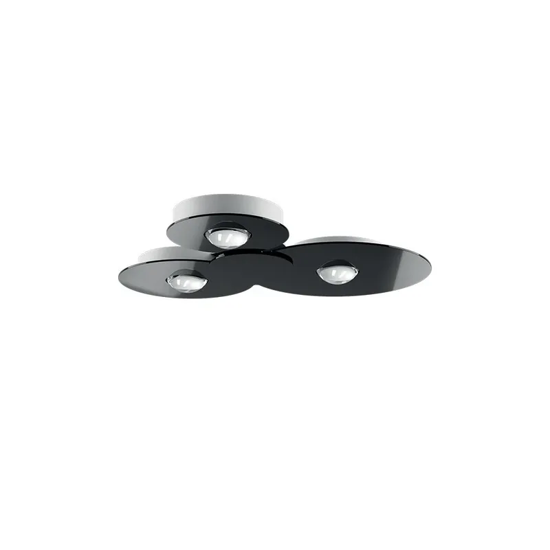 Lodes Bugia Triple, stropní svítidlo, 3x15W LED 2700K, černá, délka 52,5cm Vysoce Kvalitní