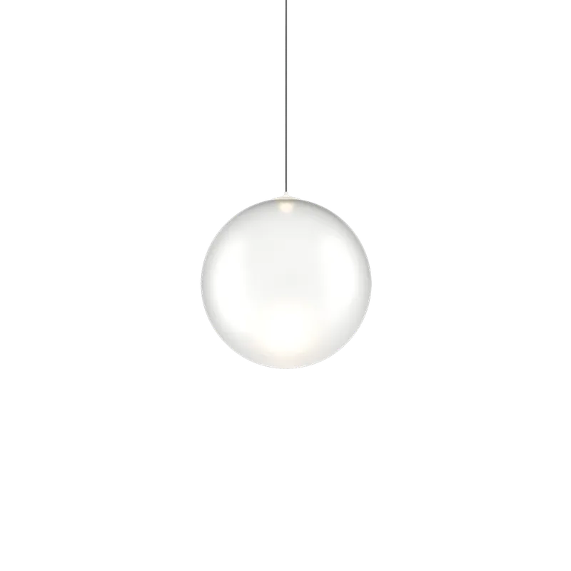 Lodes Random Solo 18, závěs z bílého foukaného skla, 1x1W LED 3000K, prům.18cm Objednat Nyní