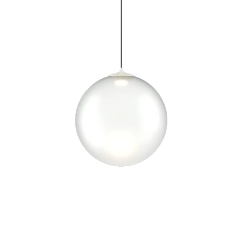 Cenová Bomba Lodes Random Solo 23, závěs z bílého foukaného skla, 1x3W LED 3000K, prům.23cm