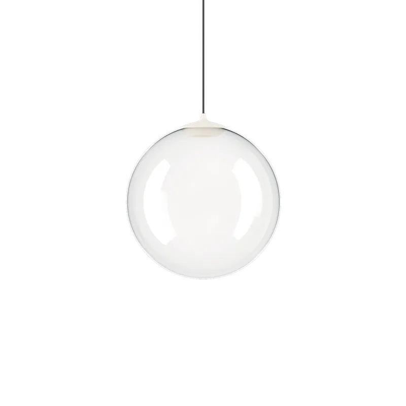 Ověřený Lodes Random Solo 23, závěs z čirého foukaného skla, 1x3W LED 3000K, prům.23cm